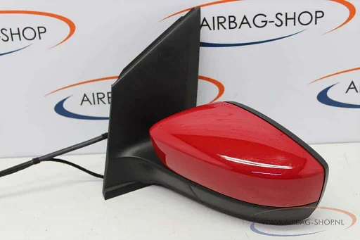 Volkswagen UP Buitenspiegel Links Elektrisch Rood
