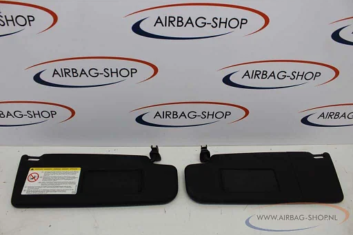 Volkswagen Beetle 5C Zonneklep Links + Rechts Zwart