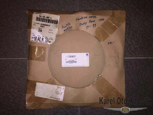 Handremkabel Dodge Ram 1500 rechts achter