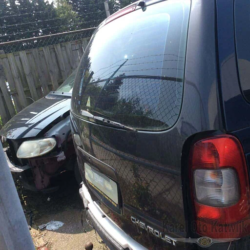 Achterklep Chevrolet Trans Sport 1998-2005 kleur blauw