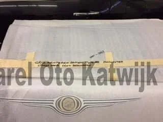 Grijs kentekenramen type polyester Chrysler Voy. 2001-2007