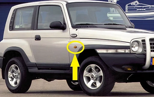 Seitenblinker vorne SsangYong Korando 1996-2005 8340106000, 8340106001X
