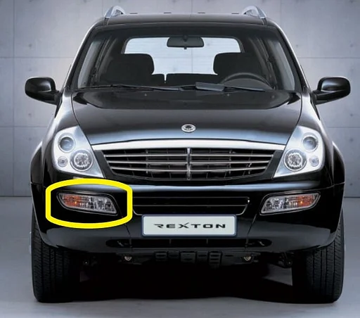 Blinker / Nebelleucht vorne rechts für SsangYong Rexton 2002-2006 8320208521, 8320208001, 8320208000, 8320208522