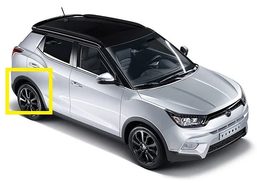 Wielrand rechtsachter SsangYong Tivoli of XLV 2015 - 2019. 7954035000, 79540-35000