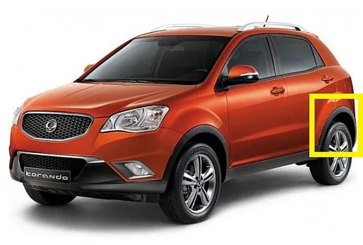 Wielrand linksachter SsangYong Korando 2010-2019. 7953034000, 79530-34000