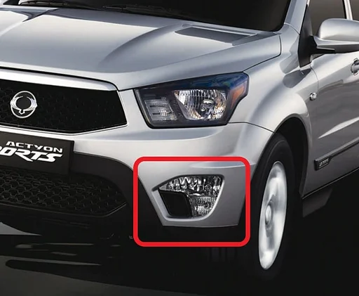 Nebelleucht vorne links SsangYong Actyon Sports II 2012-2019.