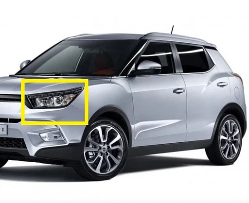 Koplamp links SsangYong Tivoli en XLV 2015-2019. 8310135300, 83101-35300