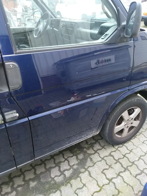 Deur portier motorkap schuifdeur Transporter T4 LB5N blauw