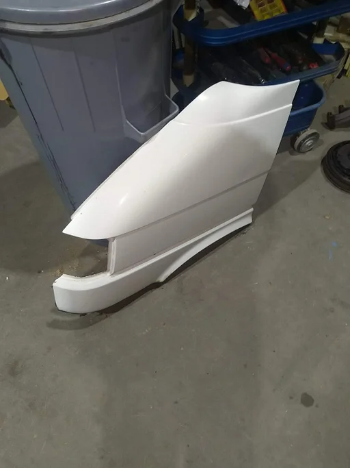 Voorscherm T4 Transporter wit R902 links