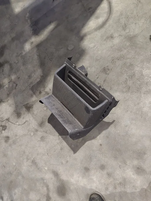 Middenconsole T4 zwart zonder airco