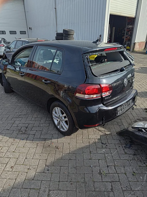 Deur portier kofferklep voorscherm Golf 6 VI Zwart LC9X