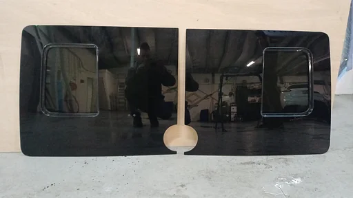 Schuiframen voor Volkswagen Crafter vanaf 2018 achterdeuren