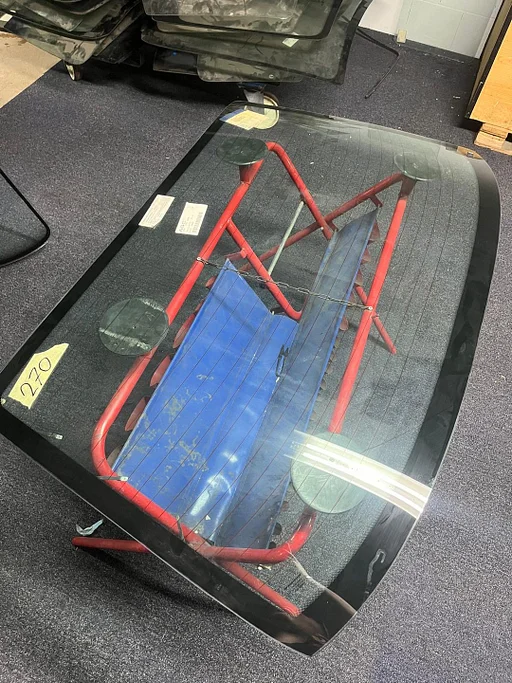 BMW 5-SERIE II E-34 88 - 10/89 SED ACHTERRUIT GROEN VERWARMD +ANTENNE