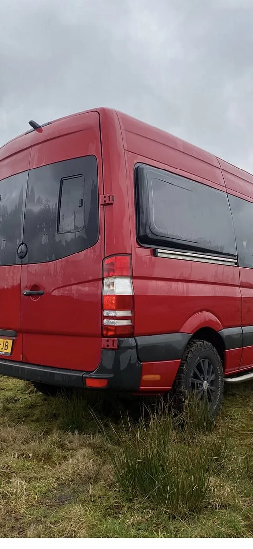 Schuifraam voor achterdeur Mercedes sprinter vanaf 2006