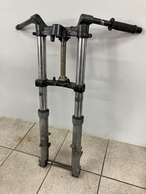Voorvork met t-stuk en kroonplaat Kawasaki ZZR600 1993 - 2002 stuur ZZR 600 202304