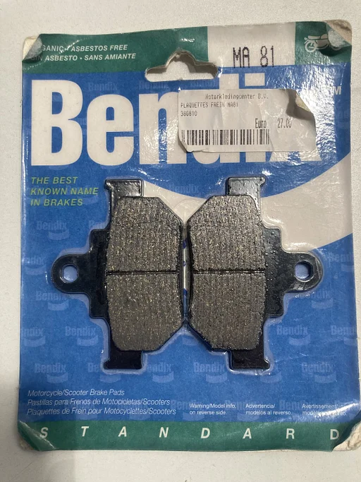Bendix MA 81 remblokken set Suzuki RM125 250 DR600 1985 - 1989 DR 600 500 remblokken NOS MA81 MCB 551 remblokje 202325