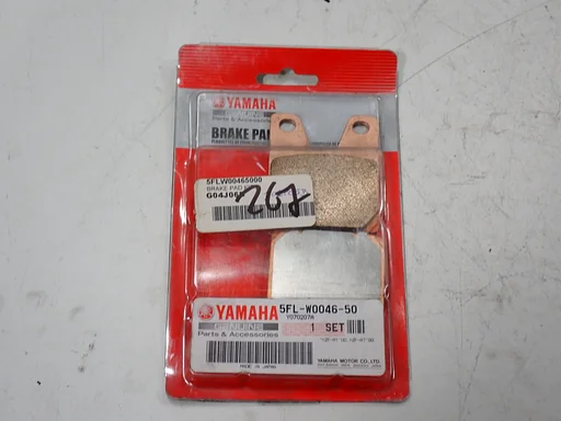Yamaha OEM 5FL-W0046-50 Sinter Bremsbeläge für Yamaha YZF R1 YZF R7 XJR 1300 – HH – Hinterradbremse FA267