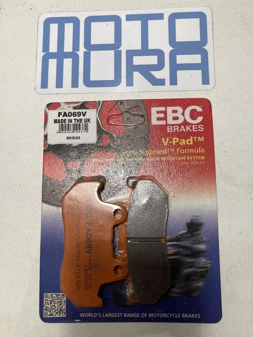 EBC FA069 remblokken set Honda XL 600 Transalp 1985 - 1990 CB 900 VF 1000 remblokken CX500 CX 500 NS 400 VF 750 shadowNOS MCB 501 remblokje 202328