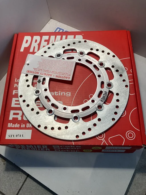 Premier MD2074 remschijf Yamaha YZF-R1 YZF-R6 TDM 900 YZF 600 thundercat thunder ace XJR1300 XV1700 XV1900 XJ600 diversion FJR1300 schijf rem MD 2074 STY074 NOS 202331