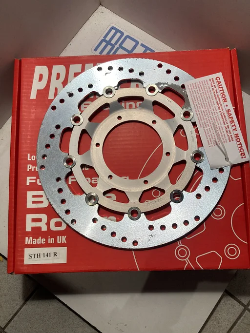 Premier MD1141 remschijf Honda CB900 2002 - 2007 CBR600F Sport 2001 - 2006 Hornet VTX 1800 voorremschijf schijf rem MD 1141 STH141 EDH141 NOS 202331