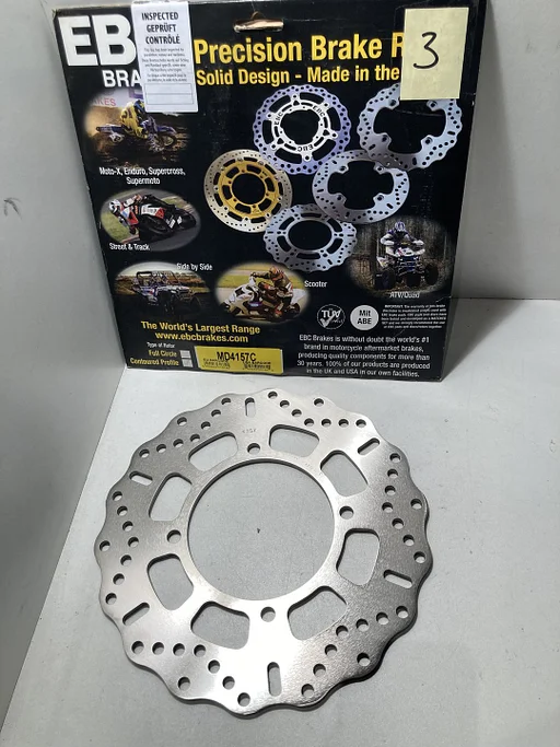 EBC MD4157 remschijf Kawasaki Z1000 Z800 Z750 2007 - 2016 ZX10R ZX-10R 2011 - 2019 ZZR1400 ZZR 1400 Versys 1000 achter schijf rem EBC MD 4157 VR4157 NOS 202332