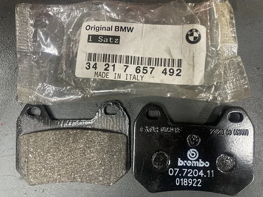 BMW OEM remblokken BMW K1200LT 1999 - 2009 R1200CL 2003 - 2005 Brembo remblokken NOS MCB 713 FA304 remblokje 2024004