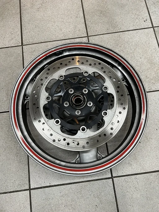 Voorvelg voor de Kawasaki ZZR 1200 2002 - 2005 ZZR1200 voor velg wiel voorwiel 2024007