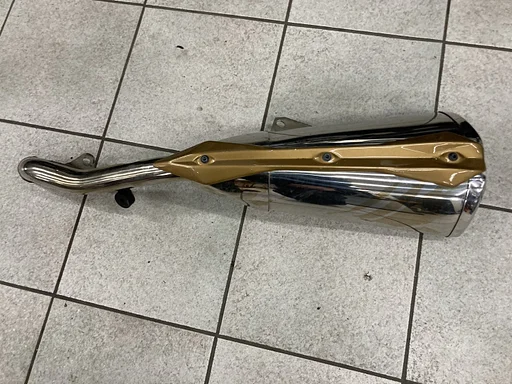 Uitlaat demper links Kawasaki Z1000 2008 - 2009 Z 1000 uitlaatdemper einddemper  24006