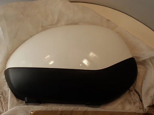 Original left pannier lid Honda Deauville NT650V 1998 - 2005 NT 650 V side cover fairing White *NH138*