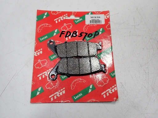 TRW MCB598 vordere Bremsbeläge Kawasaki Z650 / Z750 / Z800 / Versys / Ninja 650 FA142 FDB570