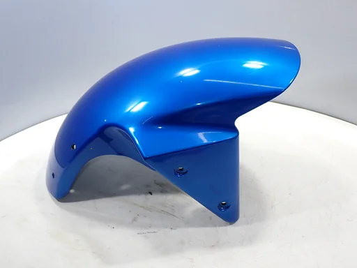 Kawasaki ZX6R 636 2003 - 2004 front fender original mudguard metallic blue 10E candy raw plasma blue ZX6R ZX-6R ZXR zx6-r