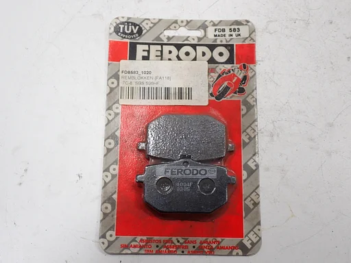 Ferodo FDB583 organische Bremsbeläge für Yamaha XT 600 1985–1990 und XT 600 Z Tenere 1987–1990 – organisch – Vorderradbremse
