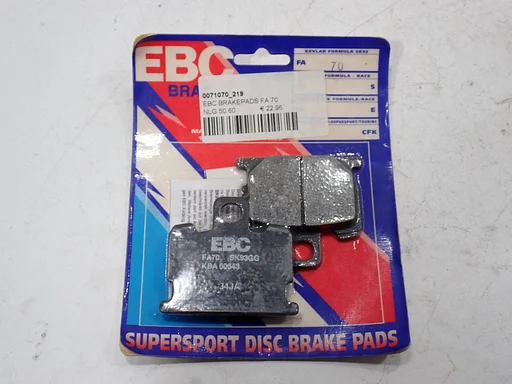 EBC FA070 organische Bremsbeläge für Yamaha RD 50 RD 80 RD 250 RZ 250 RD 350 XJ 550 XJ 750 XS 1100 – organisch – Vorderradbremse