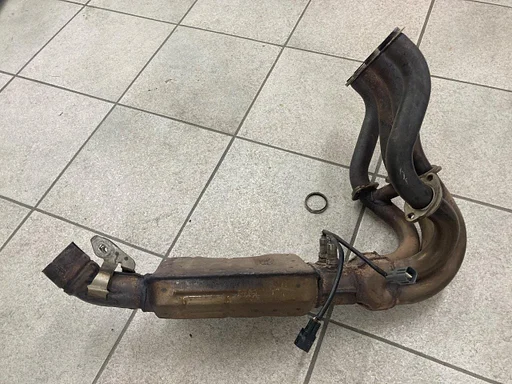 Uitlaat voor Kawasaki ZX6R 2007 2008 636cc uitlaatbochten catalysator ZXR ZX-R ZX6-R