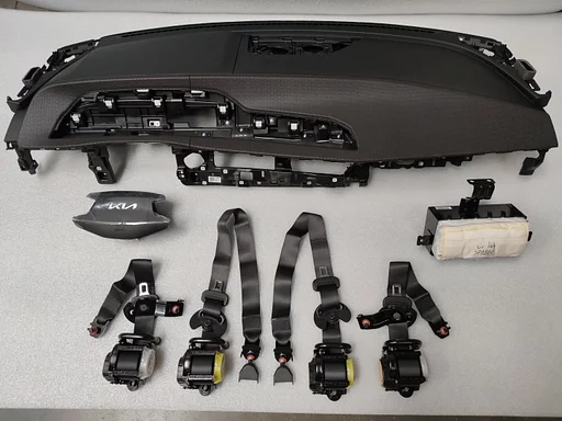 KIA EV6 2021+ airbag set 80100CV200WK 80310CV500 84710CV060CV1 88810CV000WK  88820CV000WK 89870CV000WK 89880CV000WK dashboard  bestuurder passagier gordelspanner airbag module