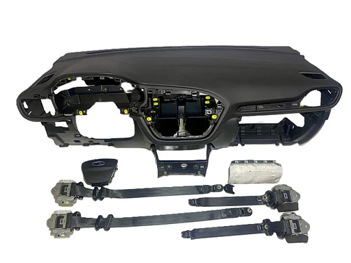 Ford Puma airbag set dashboard, stuur airbag, passagiers airbag, gordelspanner set model 2020-2024