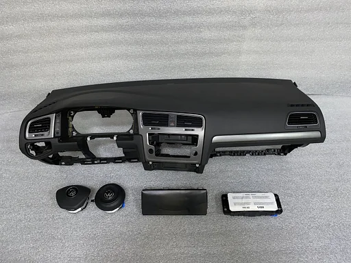 Volkswagen Golf 7 dashboard + airbag set 5G0880201A 5G0880201J 5G1880841C 8V0880204E 5G0880201B 5G0880201S 5G1880841G 8V0880204J