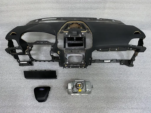Ford S-Max II (CJ, WA6) 2018+ dashboard + airbag set (stuur, knie, passagier)  EM2B-R042A01-AF EM2B-R044A74-AB 2224766