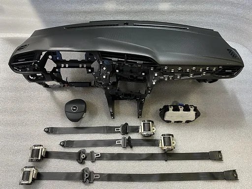 Opel Corsa F 2024+ dashboard + airbag set stuur airbag passagier airbag gordelset voor achter 98529205ZD 16841851ZD 39198947 9820860280 0618364 0617243 9678013177