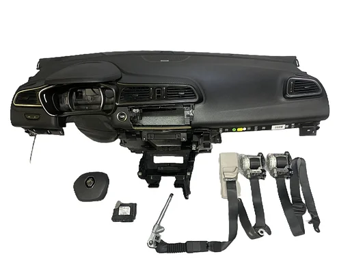 Renault Kadjar airbag set 2015+Stuur airbag passagier airbag gordel set dashboard airbag module 632199700B 985107024R 308629399JN7AF 0589P1000287 308629499JN7AE 985158158R 985701175R 681006469R