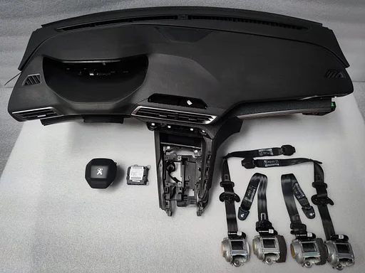 Airbag set dashboard gordel Peugeot 3008 / 5008 2017+ 98230181zd 98230181 zd 9810439880 98094640XX 34197400D 98094638XX 34197401D 98094817xx 34291979C