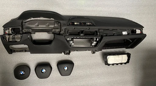 Airbag set dashboard Zwart airbag stuur BMW G30-G31  5-serie 2015-2021