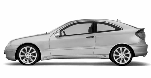 rechter portier Mercedes sportcoupe w203