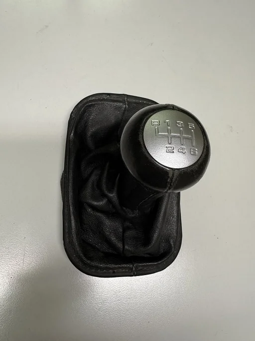 993 schakelpook zwart leder 6 bak