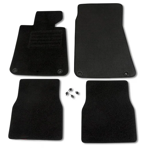 Originele automatten set antraciet 4 delig BMW 3 serie E30 Cabrio 82519404954 9404954