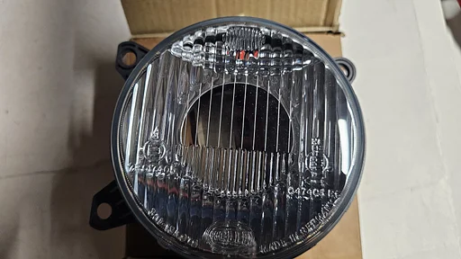 Koplampglas inzet links BMW 5 / 7 serie E34 E32 63121379823 1379823