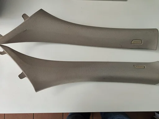 Afdekking zijbekleding  set A stijl voorzijde kleur Oyster BMW 5 serie F07 51439137195 51439137196