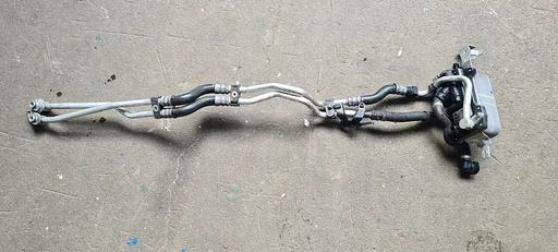 Warmtewisselaar oliekoeler automaatbak met Leiding BMW 5 serie F10 F11 7601951