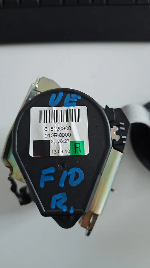 Gordel bovengordel grijs rechts voor BMW 5 serie F10 F11 6181120800