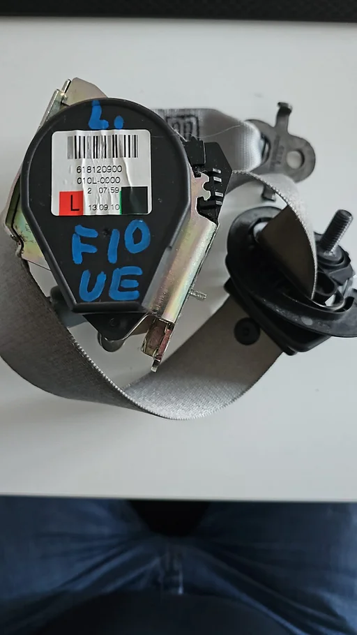 Gordel bovengordel grijs links voor BMW 5 serie F10 F11 6181120900